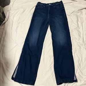 MOTHER Deep Indigo The Hustler Sidewinder Jeans Size 28